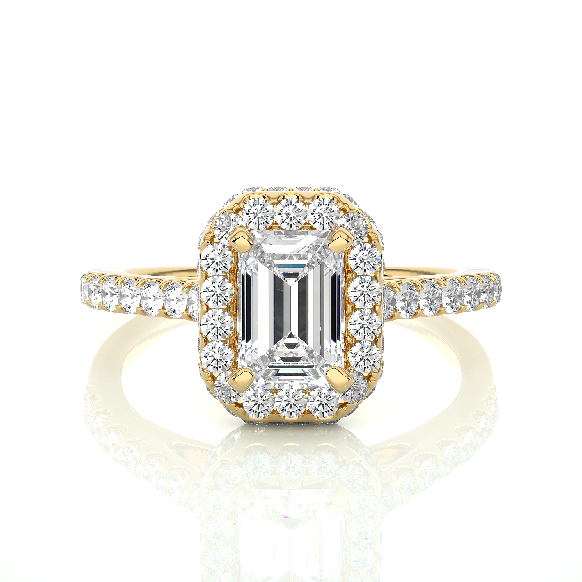 1.44 Carat G Color VS1 Clarity Diamond Studded Natural Diamond Ring.